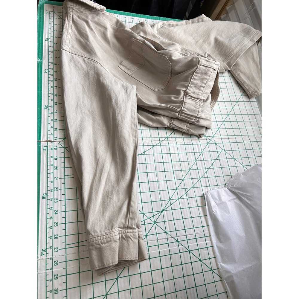 Universal Thread 10 Utility Jumpsuit Tan Boiler Suit Cotton Lyocell Workwear - Picture 10 of 15